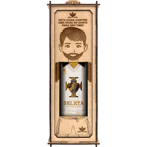 Kit Cachaça Seleta Torcedor Vasco